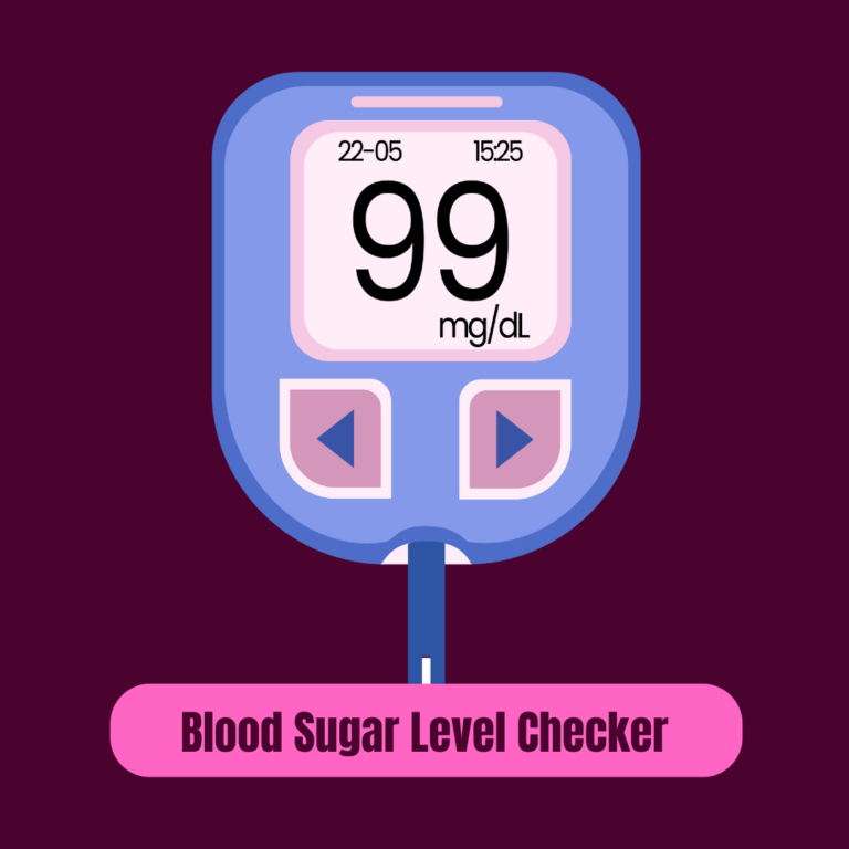 Red Level Chezer Blood Sugar Level Checker Tool - मंथन हॉस्पिटल